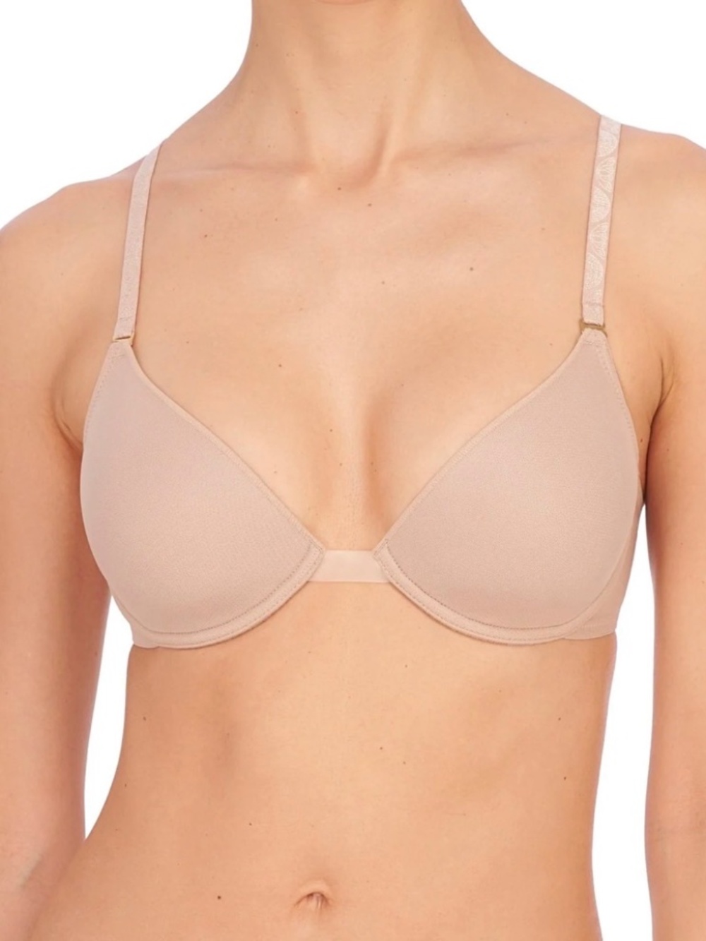NWT Natori Sheer Bra 34DD Cafe Nude Underwire Style 132005
